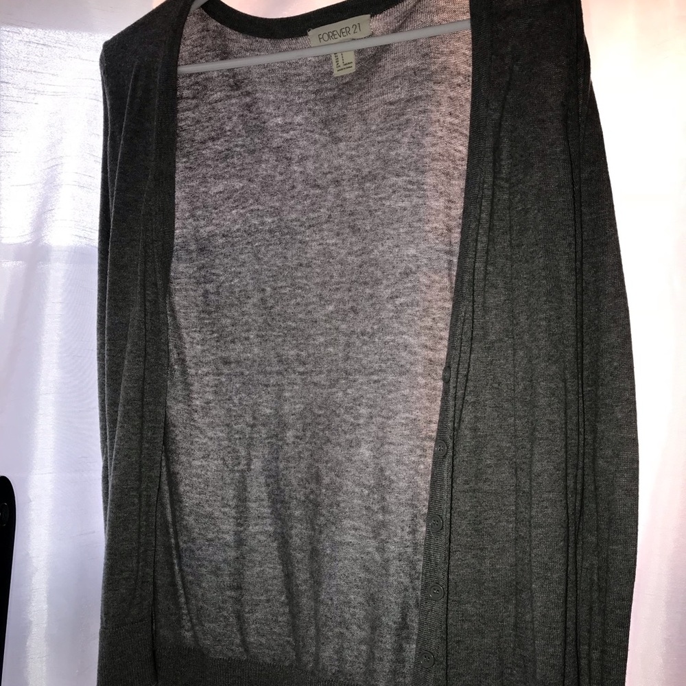 Forever 21 Button Cardigan